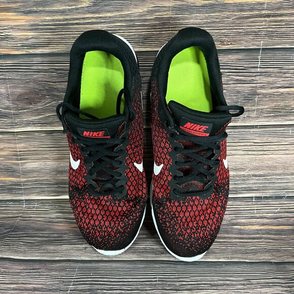 Nike Air Max Sequent 2 Bred Men's Athletic Shoes Red Black - Picture 7 of 8